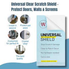 CLAWGUARD Plexiglass Shield furniture protector guards chairs and dressers from claws.