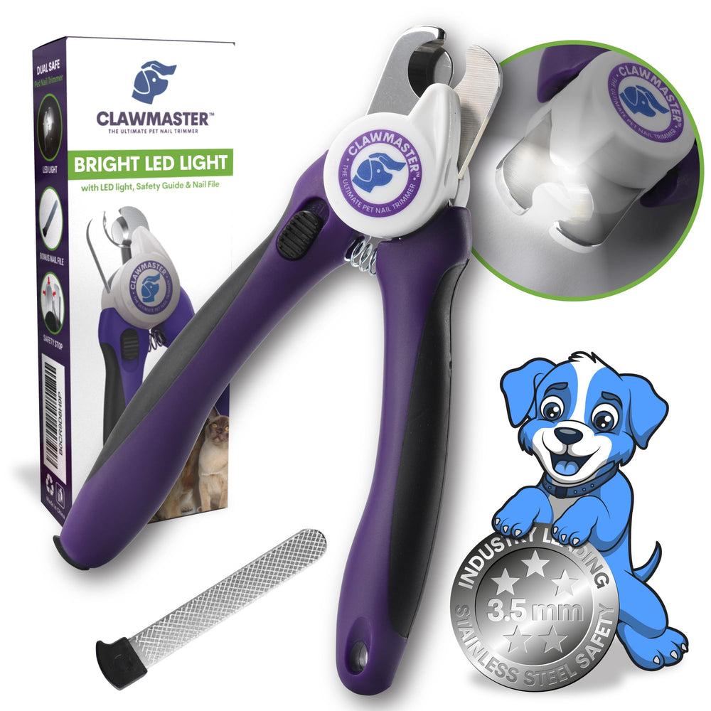 ClawMaster LED illuminated nail clippers guiding precise at-home trimming