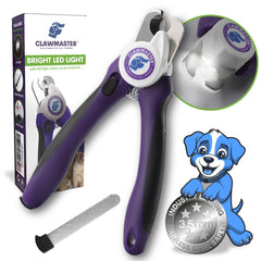 ClawMaster LED illuminated nail clippers guiding precise at-home trimming