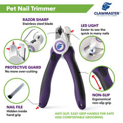 ClawMaster 3.5mm stainless steel blade for clean cuts