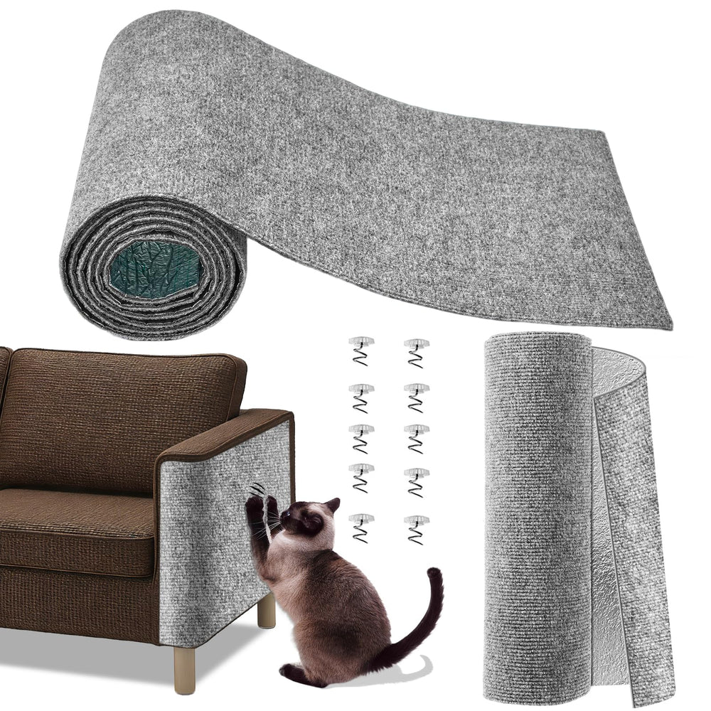 Clawvana cat scratch couch protector offers full-coverage protection for sofas.