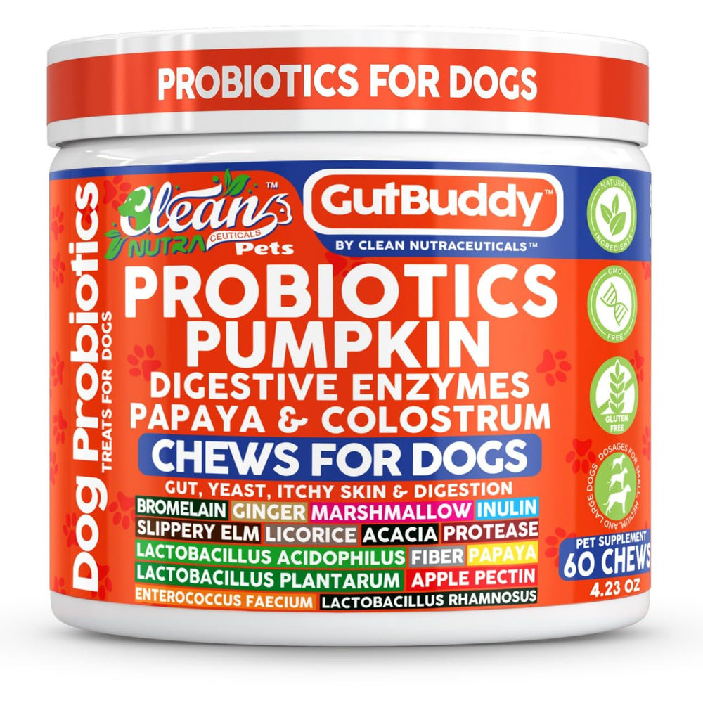 Clean Nutraceuticals beef flavor probiotic bites for dogs support appetite-friendly treat