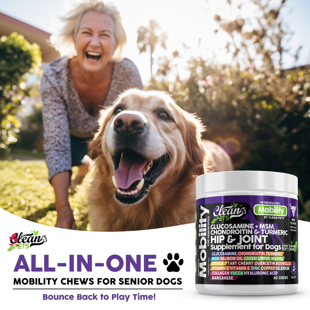 Clean Pets vitamin C zinc and minerals for immune support chews.