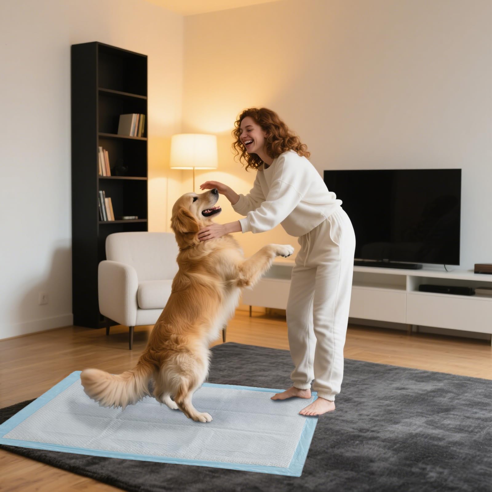 CLEAN SPACES 28x34 multi-use puppy pad ideal for training and incontinence.