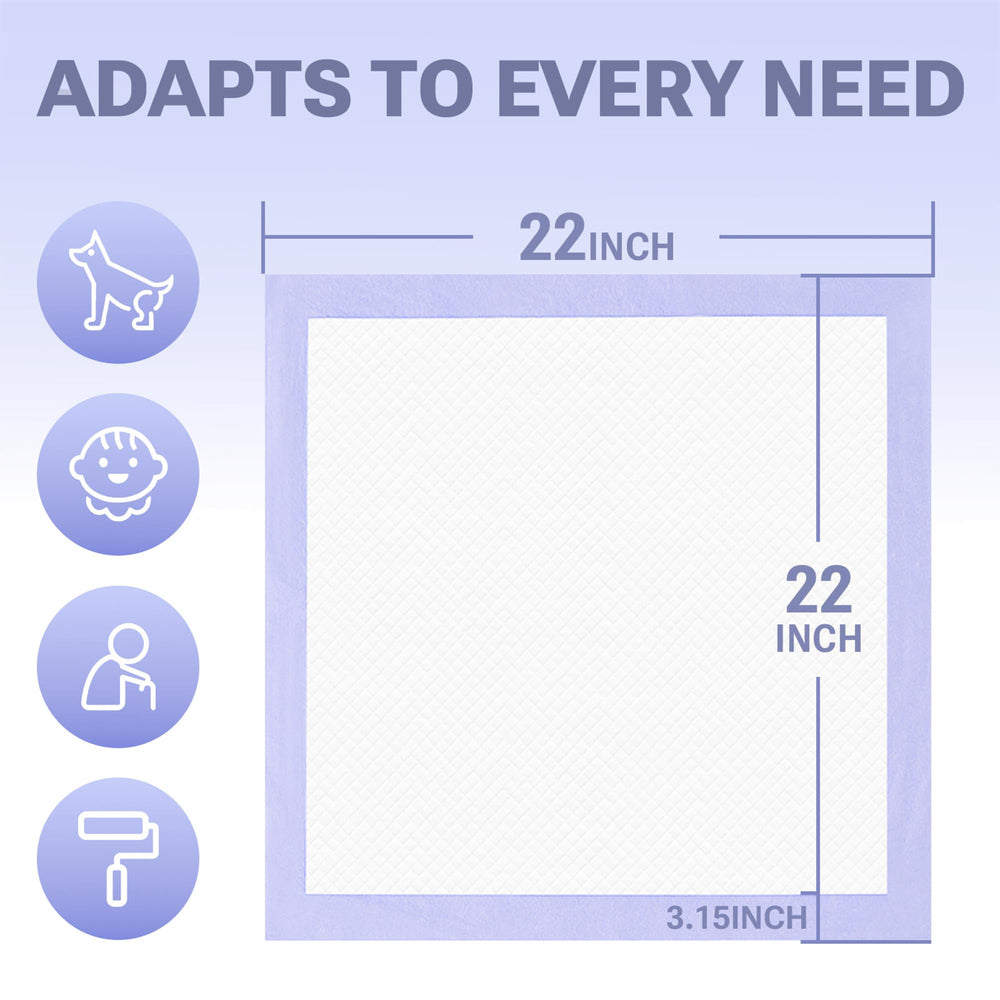 CLEAN SPACES soft non-woven top layer gentle on skin