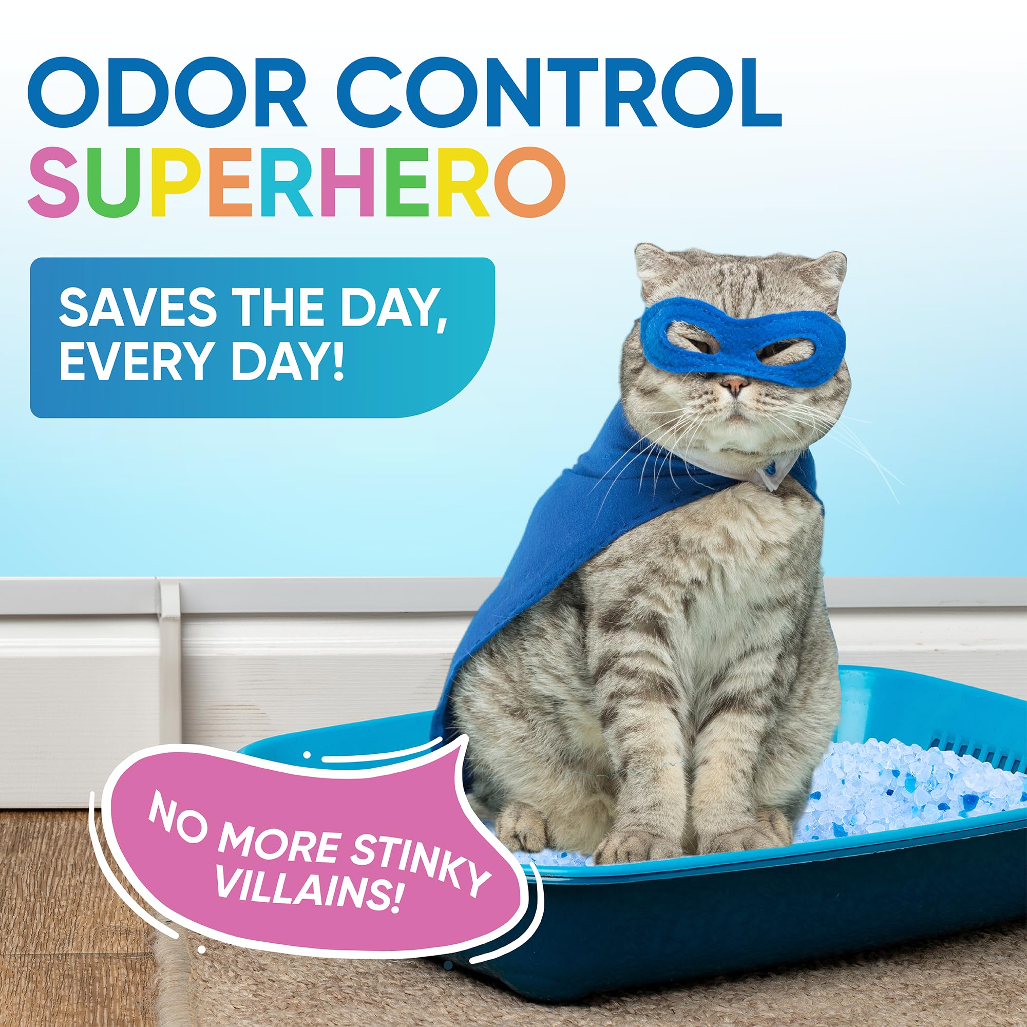Clear Litter long-lasting freshness helps your home stay tidy between scoops.