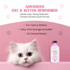 Kitten-friendly use of CLENVIA dewormer for cats over 2 weeks