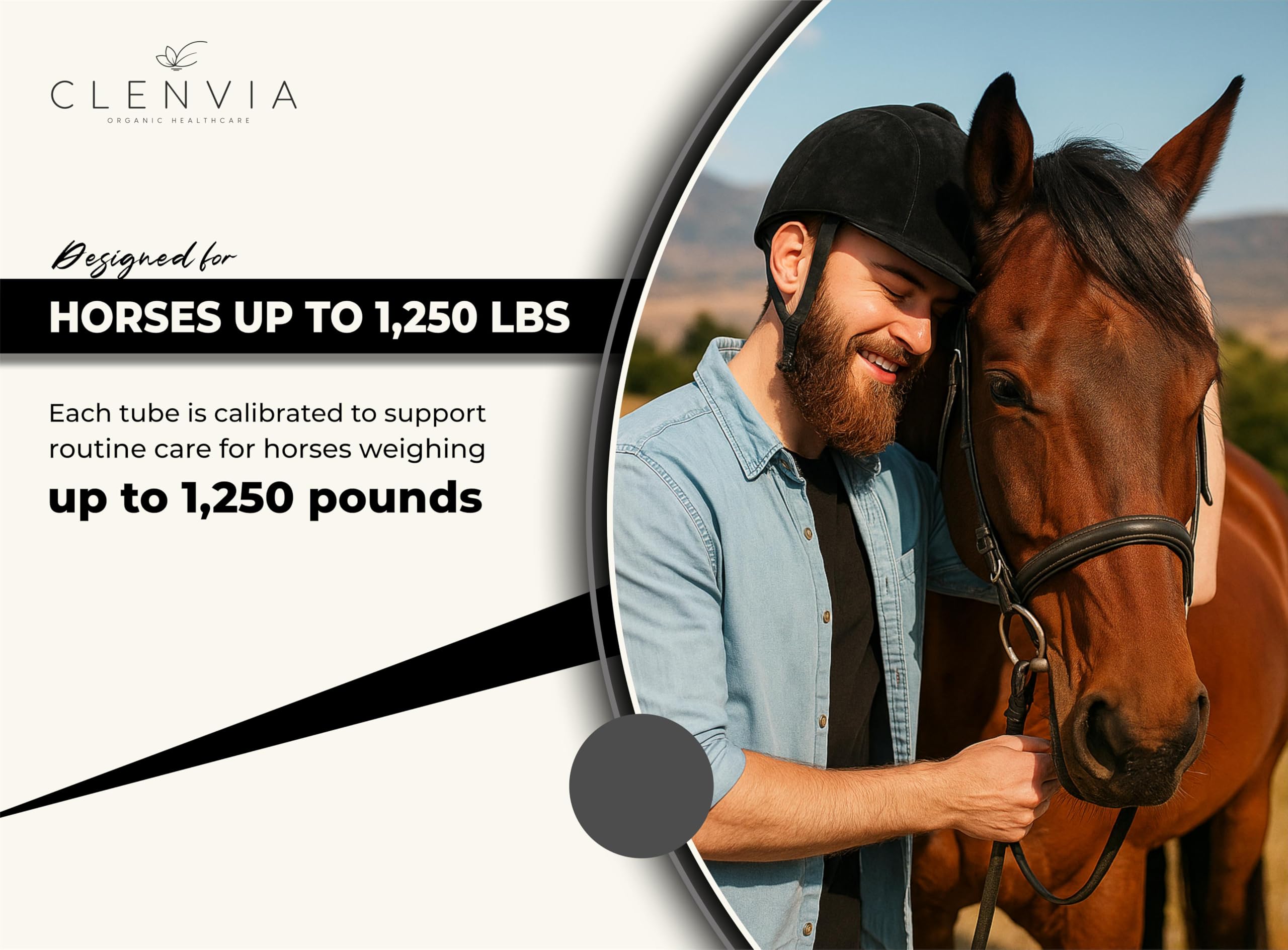Three-pack of CLENVIA syringes for convenient dosing sessions.