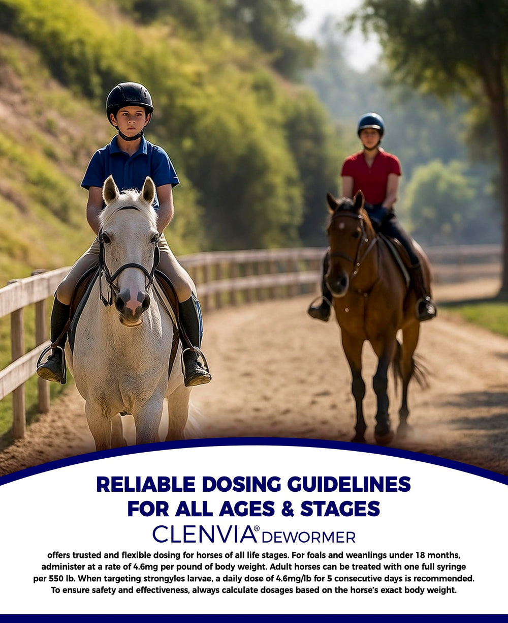 Dosing labels and packaging convey reliability for routine equine care