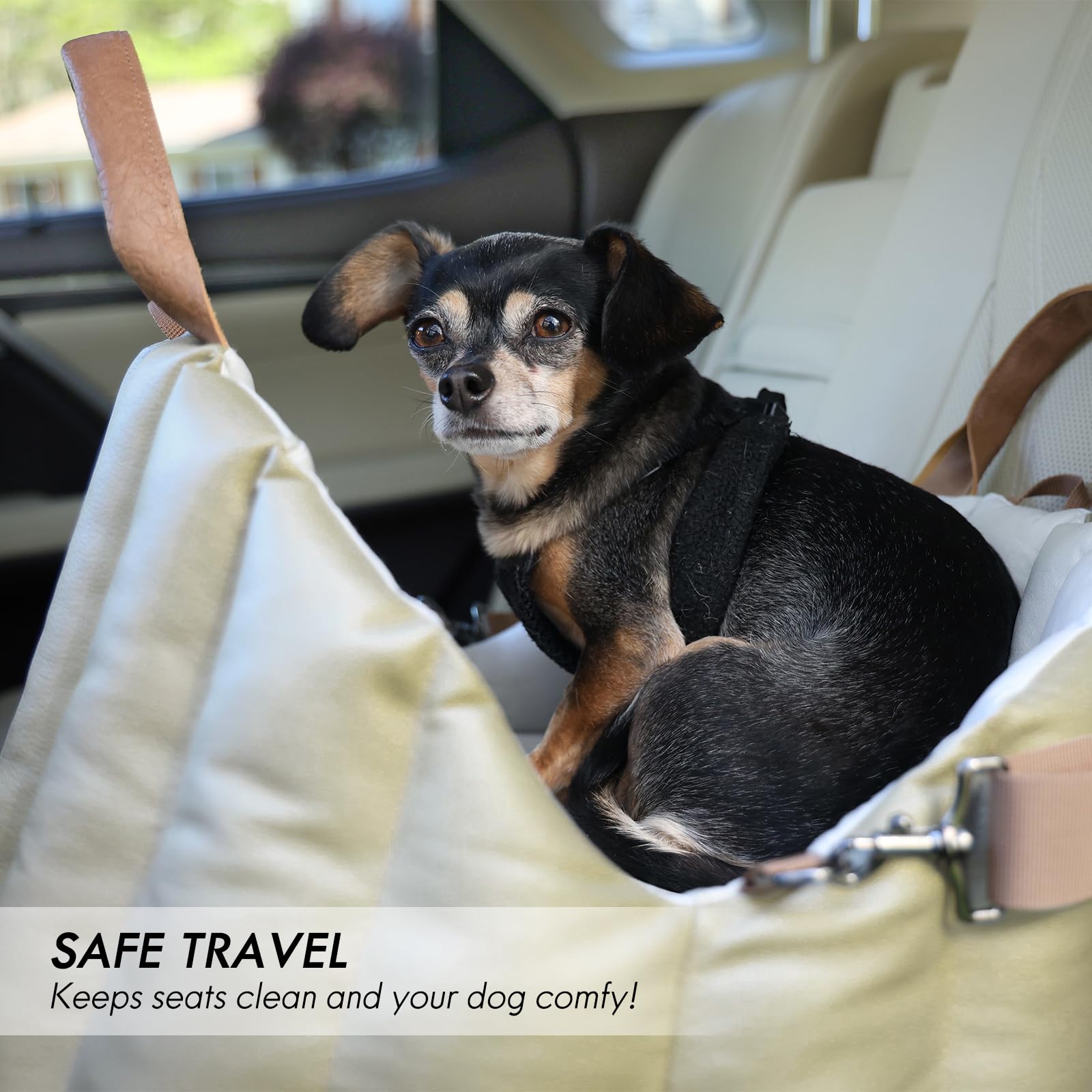 ClevaHome car seat installed easily with adjustable buckle