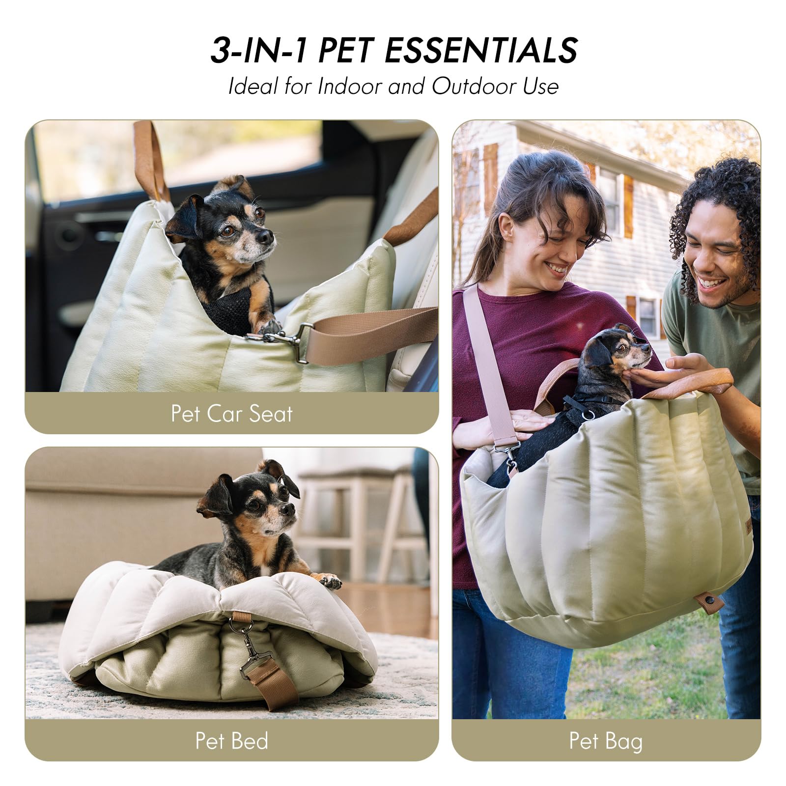 Fits front or rear seats for flexible car use with ClevaHome