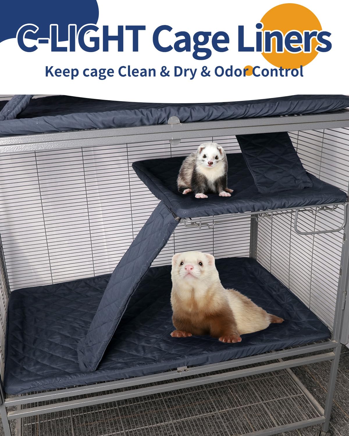 C-LIGHT four-layer absorbent core close-up highlights moisture containment.