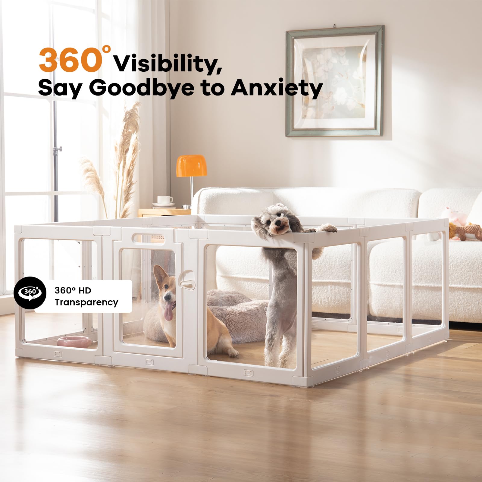 ClimbHope modular expansion panel add-on for multi-pet configurations