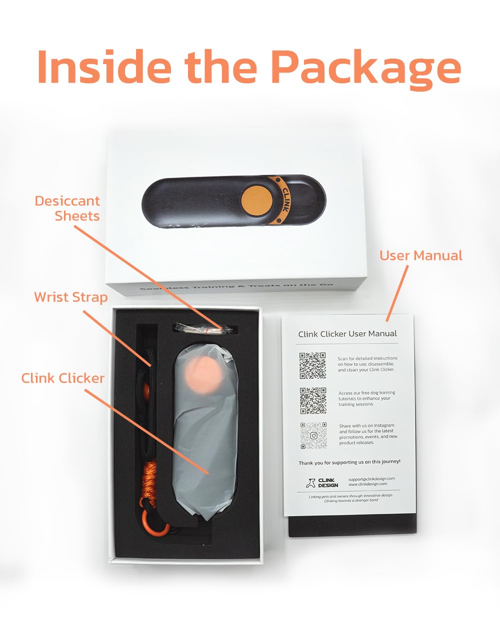 Clink Design easy-clean surface supports daily use