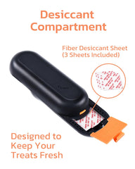 Clink Design clicker includes treat dispenser for immediate post-mark rewards