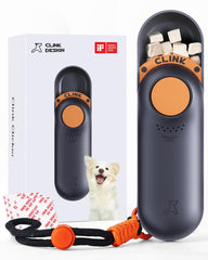 Clink Design dog clicker with built-in treat storage for quick rewards during training