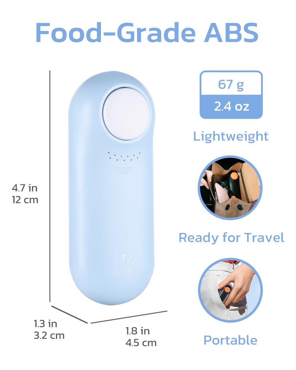 Clink Design lightweight portable clicker for daily practice