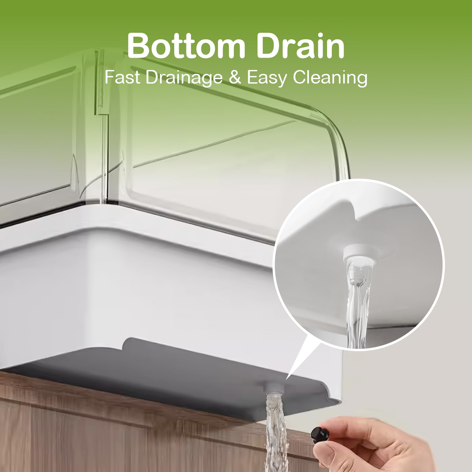 Clioran-durable-clear-acrylic-material ensures long-lasting, bright habitat visibility