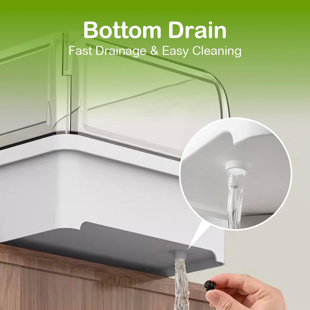 Clioran-durable-clear-acrylic-material ensures long-lasting, bright habitat visibility