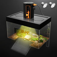 Clioran Turtle Basking Platform with Light provides elevated sunning for small turtles.