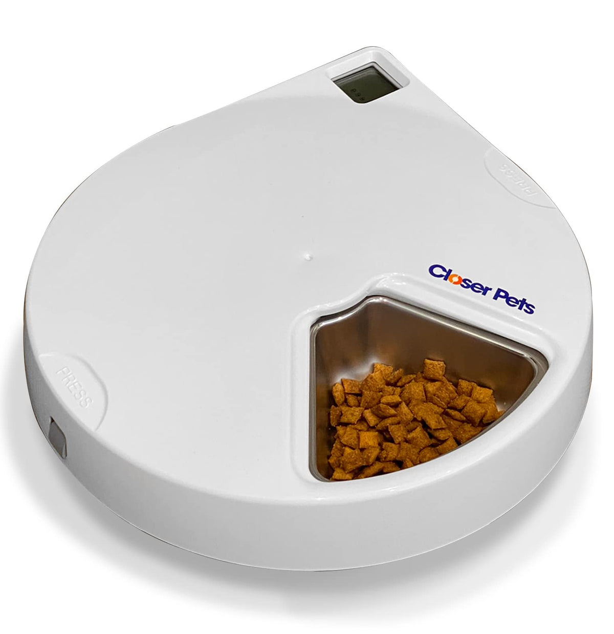 Closer Pets C500 digital timer feeder keeps pets on schedule with precise meal timing.