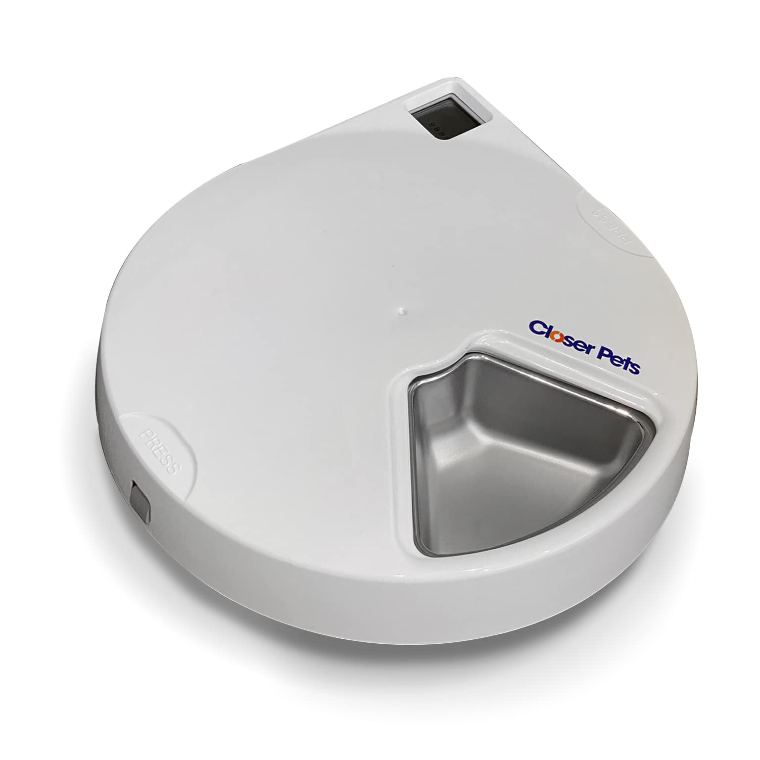 Closer Pets C500 five-bowl layout supports balanced portions across multiple meals.