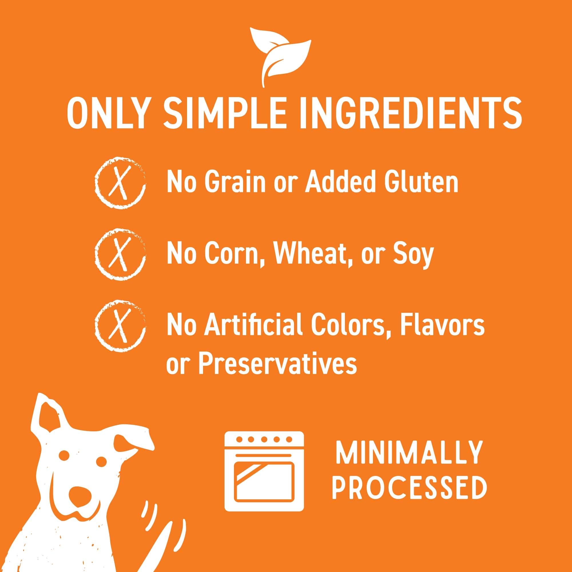 Grain-free gluten-free biscuit texture ideal for sensitive stomachs