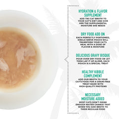 Cloud Star Tiki Cat Born Carnivore Broths cat drinking tuna broth