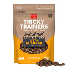 Cloud Star Tricky Trainers cheddar bag front view for effective dog training rewards.