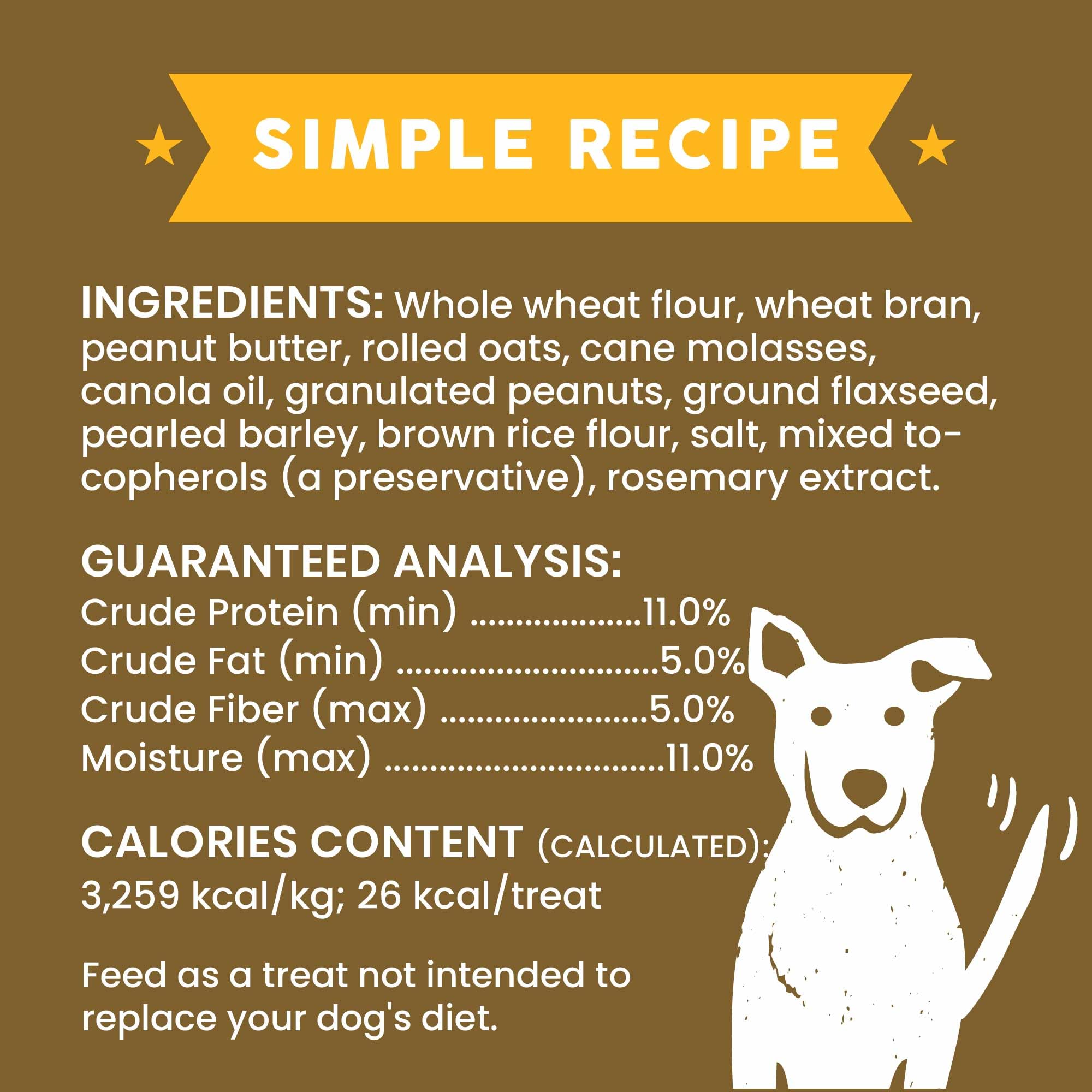 Cloud Star Wag More Bark Less twenty-six calorie dog treat for mindful rewards.