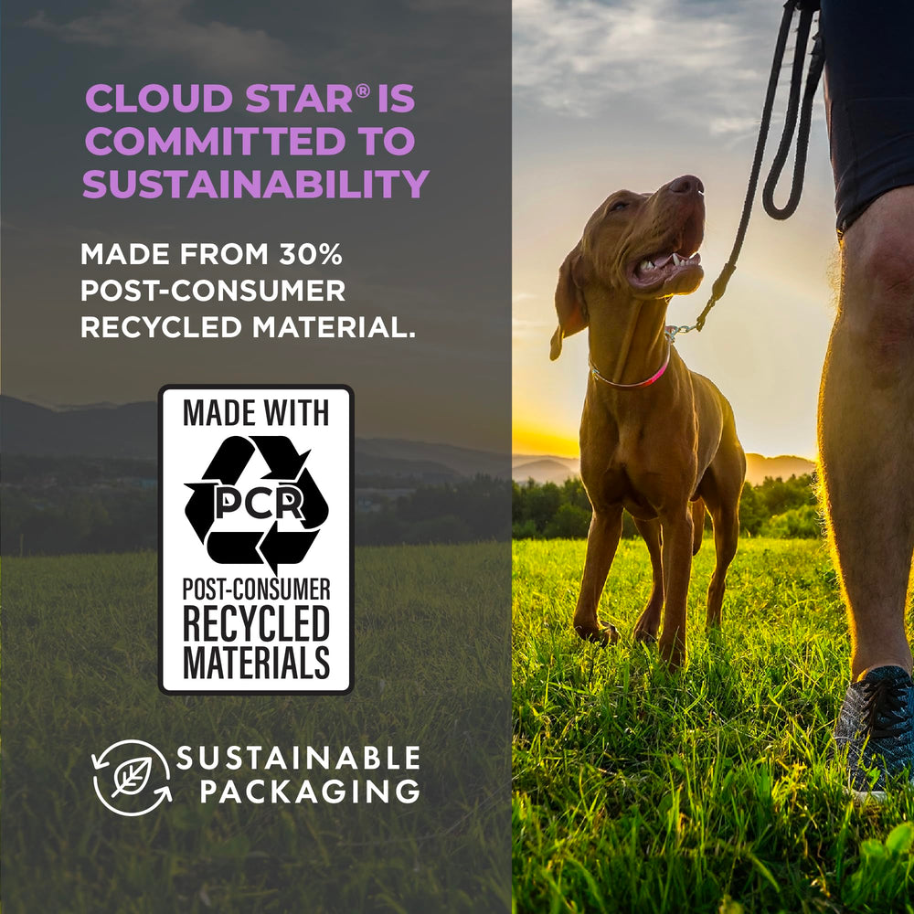 Visible natural ingredients in Cloud Star jerky with duck and apple
