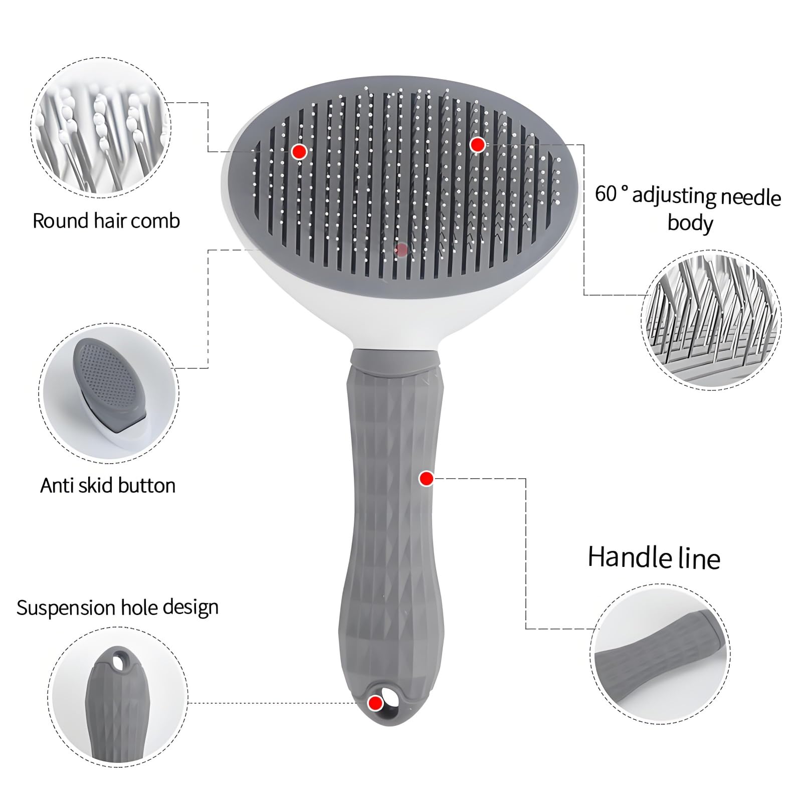 Upgraded design with secure grip for faster hair removal.