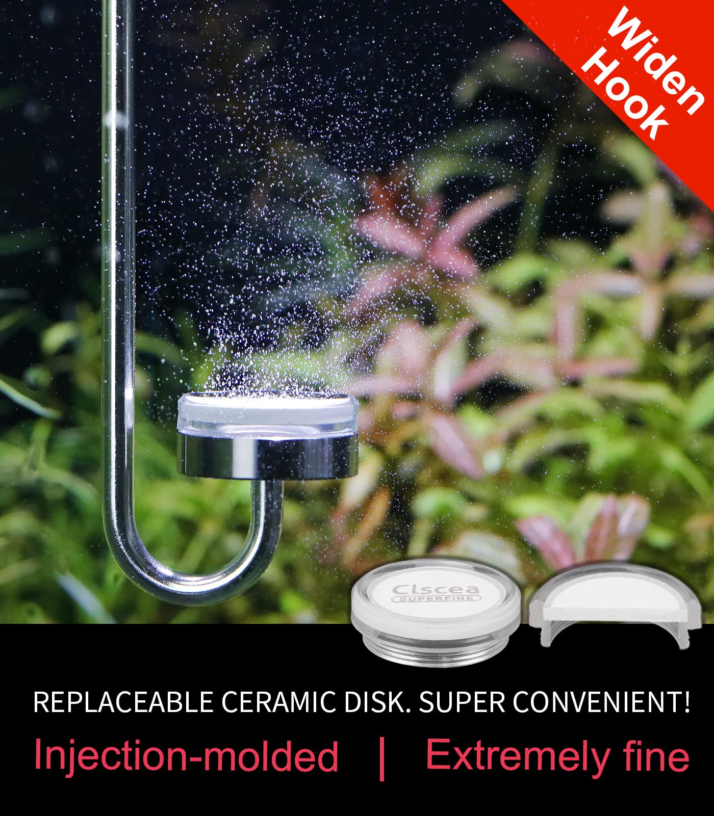 Clscea diffuser ceramic disc produces fine bubbles for even diffusion