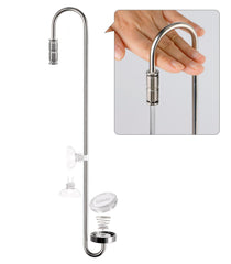 Clscea CO2 diffuser with widened hook for rim tanks and stable setup