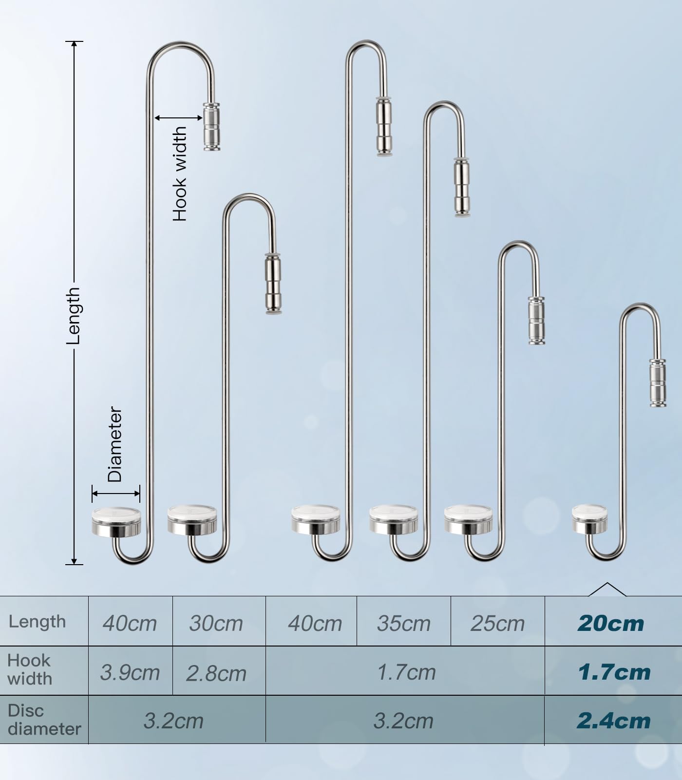 Clscea 20cm diffuser compact for small and shallow aquariums.
