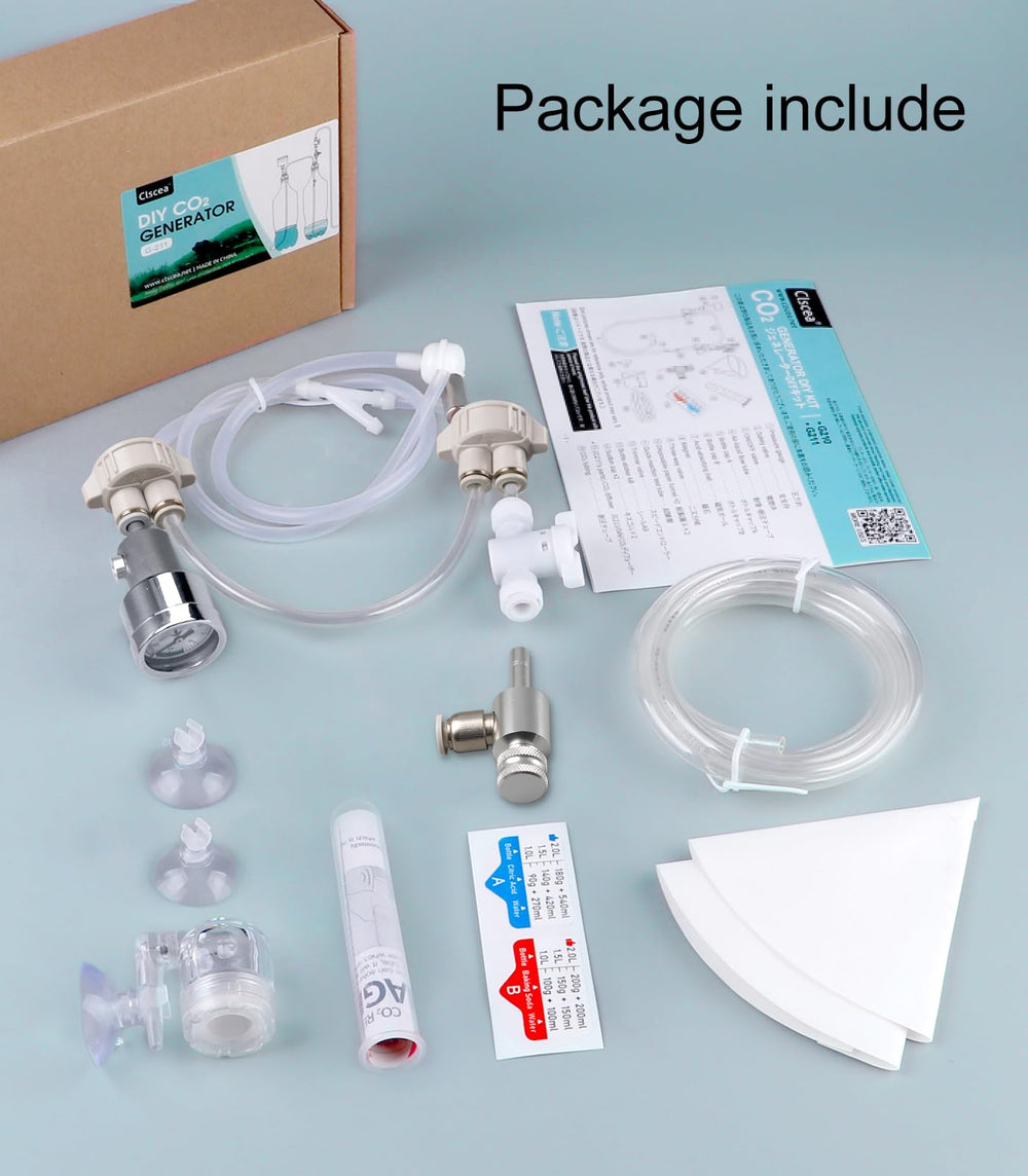 Clscea CO2 bottle attachment compatible with standard beverage bottles