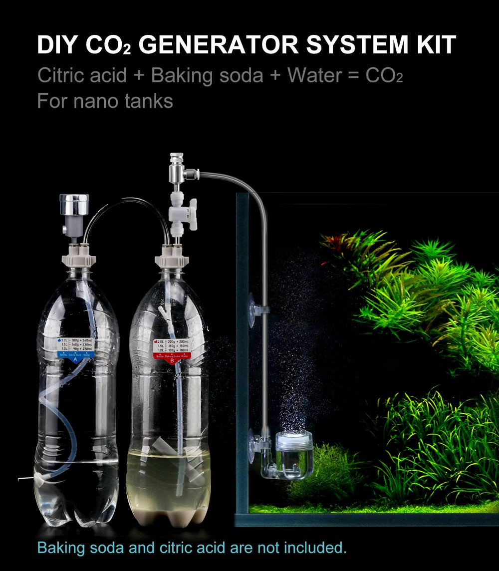 Clscea DIY CO2 kit full assembly shown for easy installation