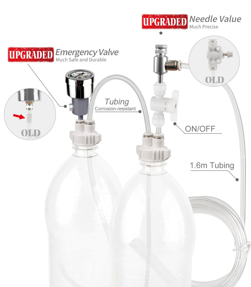 Clscea starting tube included for quick, stable CO2 setup in aquarium