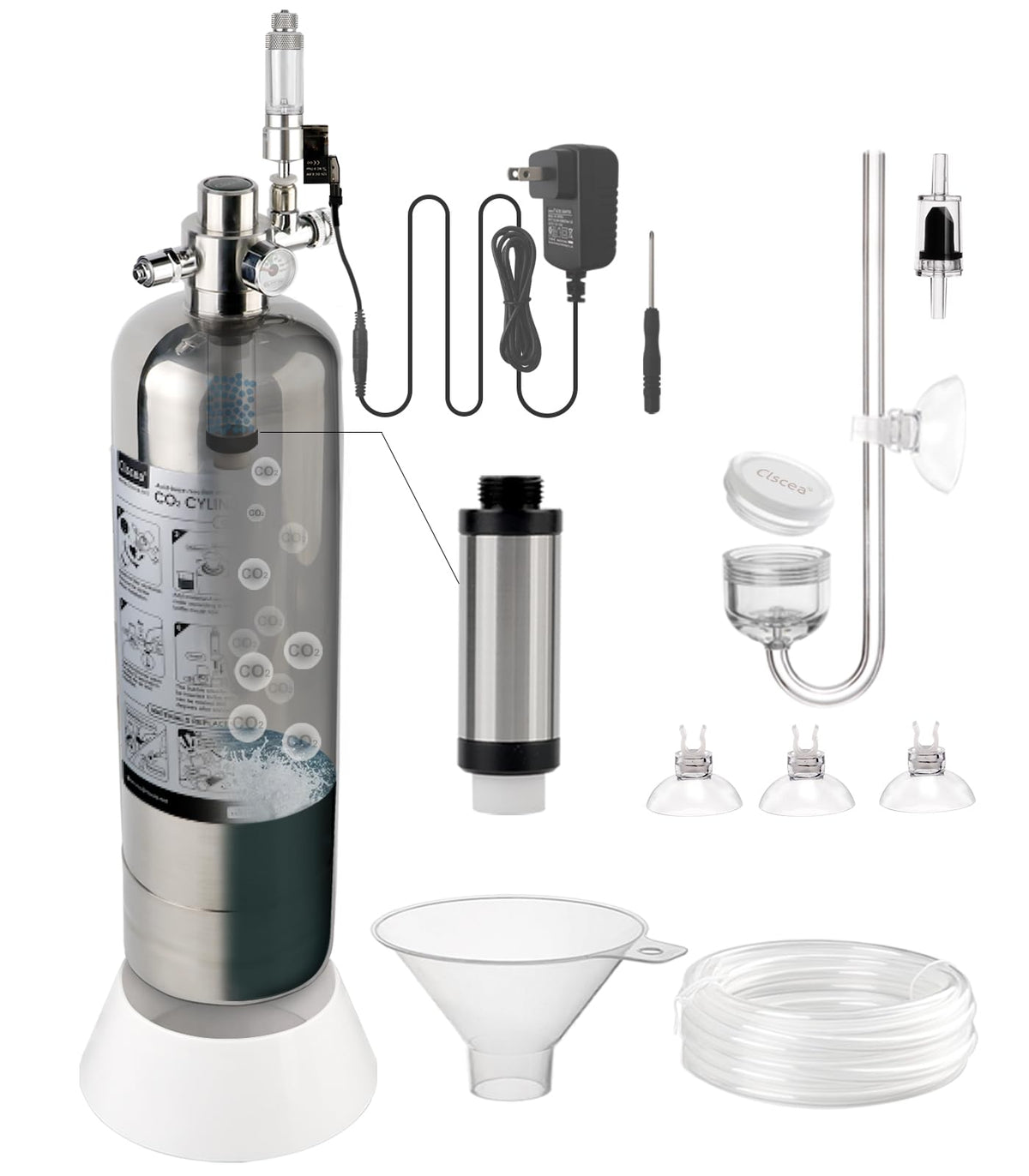 Clscea G700S bottle outer body shows a robust stainless steel design for durability