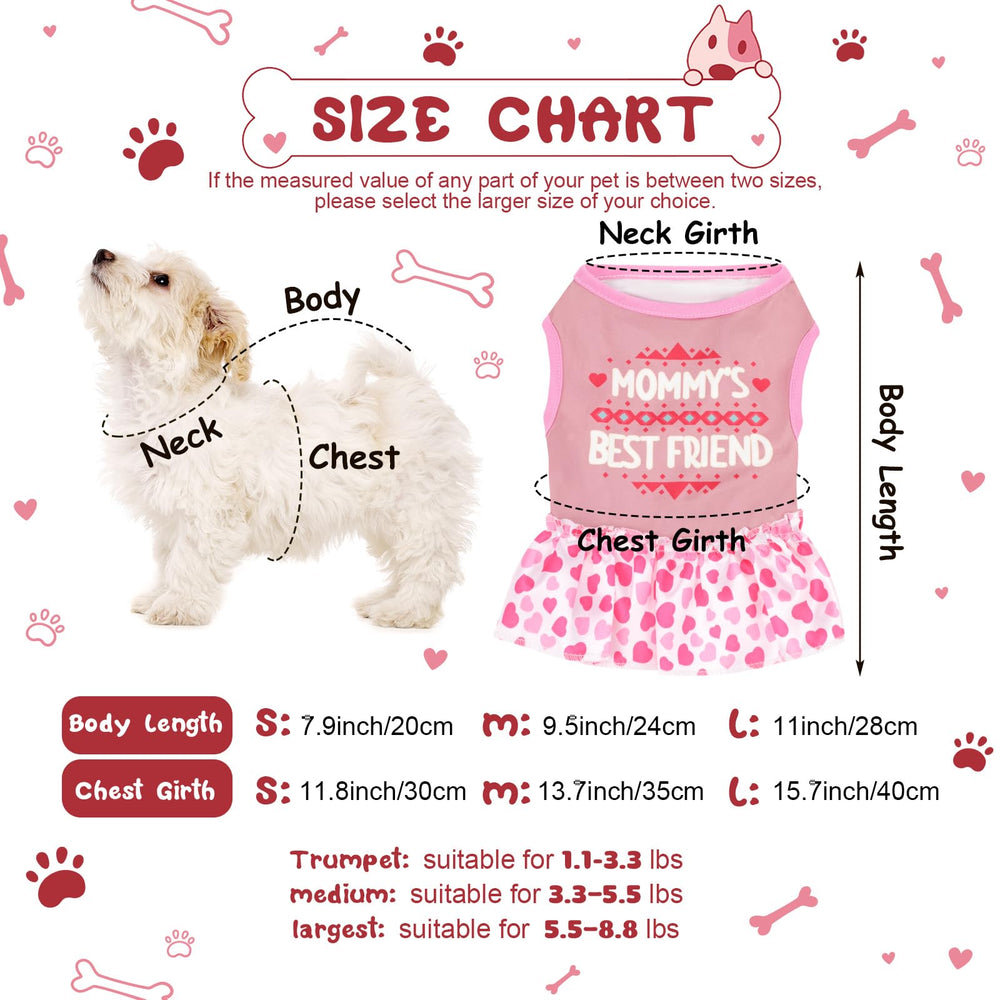 Clysee mommy little love dress boosts pet charm during photos and events
