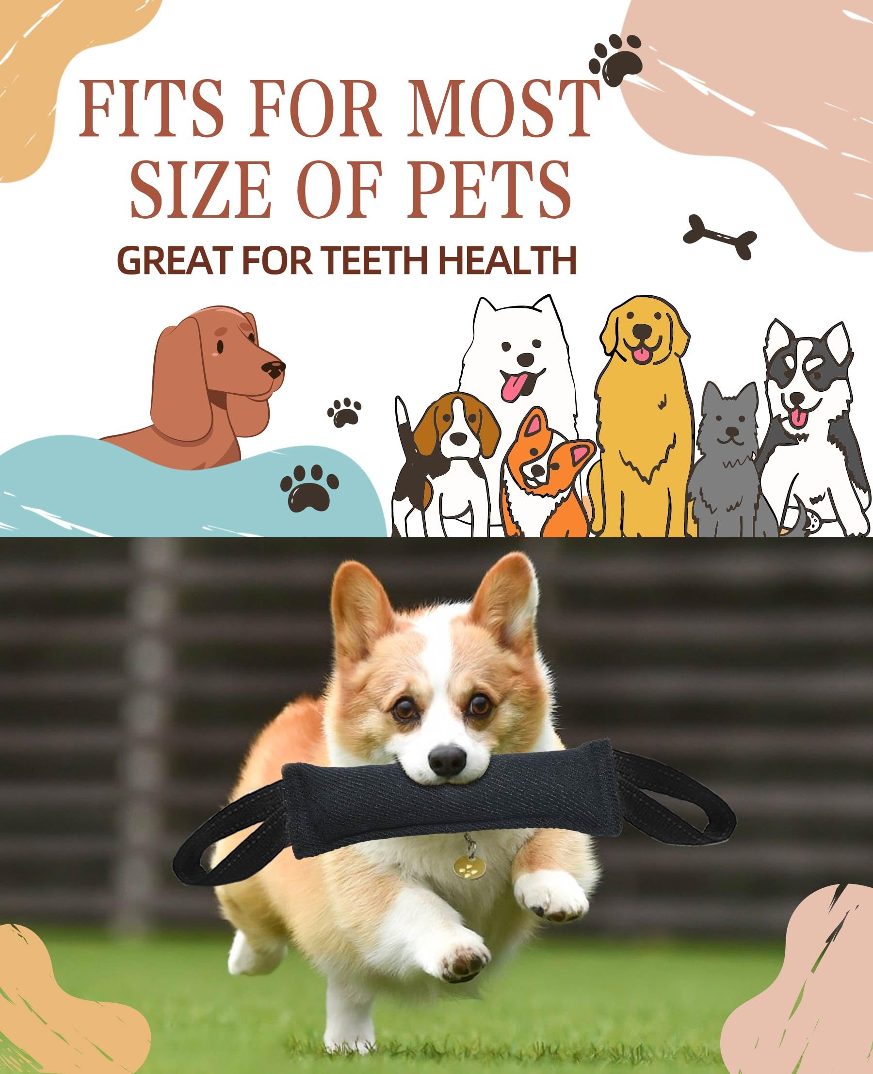 Clysoru bite pillow suitable for puppies to large dogs.