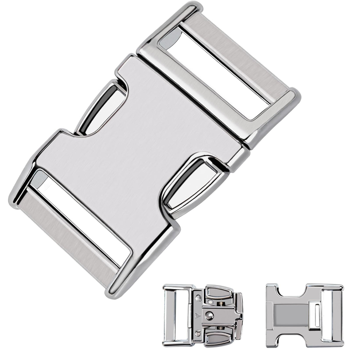 CMIYUYNG stainless steel dog collar buckle with quick-release design