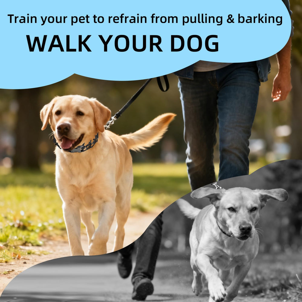 CMIYUYNG adjustable no-pull collar helps teach commands safely and comfortably.