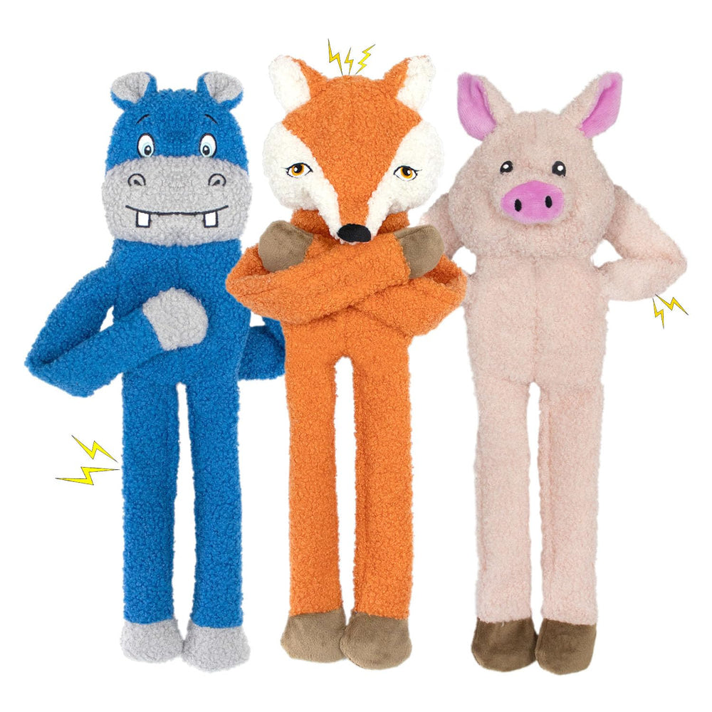 CneeeeeB orange fox plush toy for interactive play and engagement
