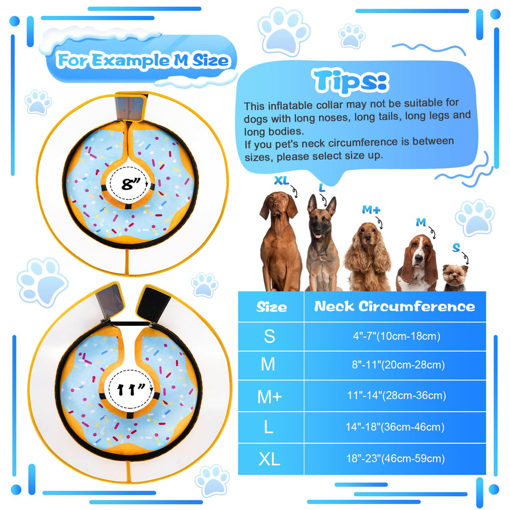 Cneo pet recovery daily use highlights gentle care without vision obstruction