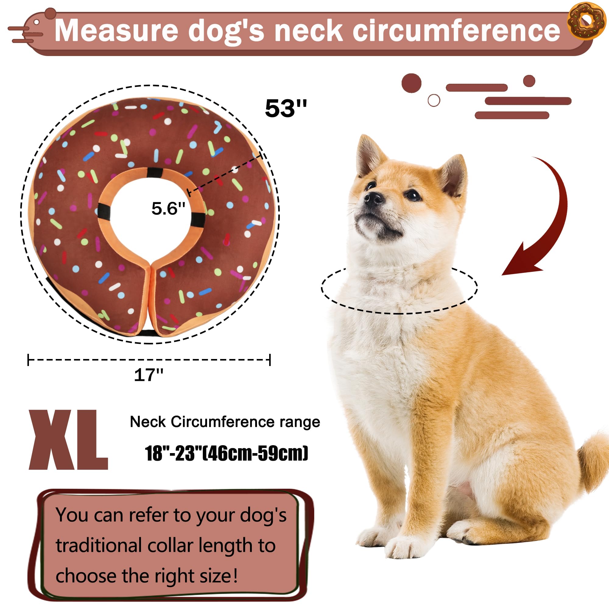 Cneo Recovery Donut Collar washable outer shell enables quick cleaning