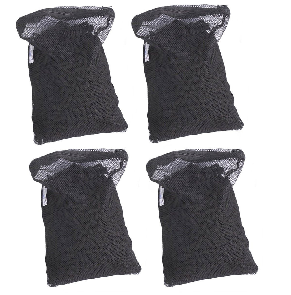 CNZ activated carbon media filter bag for aquariums improves water clarity and odor control.