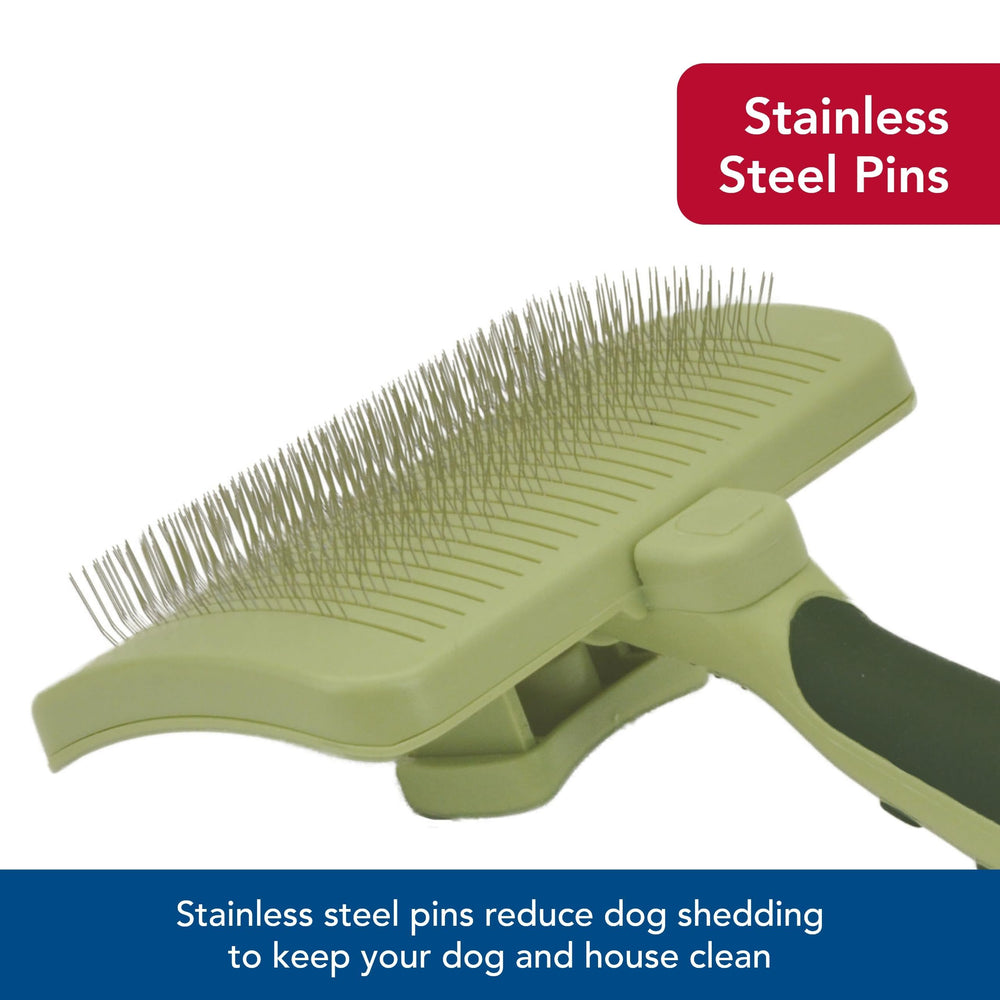 Coastal Safari large-size 8x4-5 inch brush fits medium to big dogs.