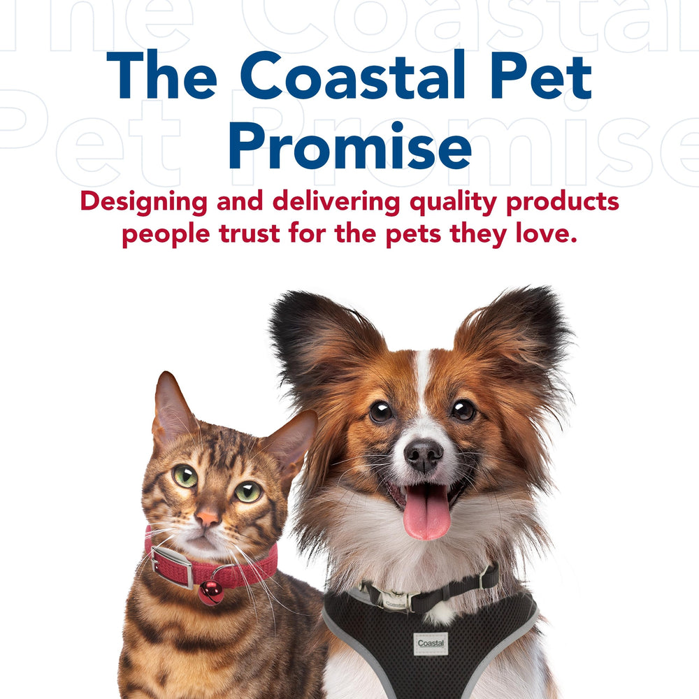 Coastal Pet Safari Undercoat Rake promotes healthier fur with regular deshedding routines.