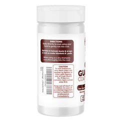 Nature's Pure Edge Coat Guard Rx powder applied to the tail area.